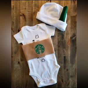 🎃 Starbucks Cup Baby Costume 🎃